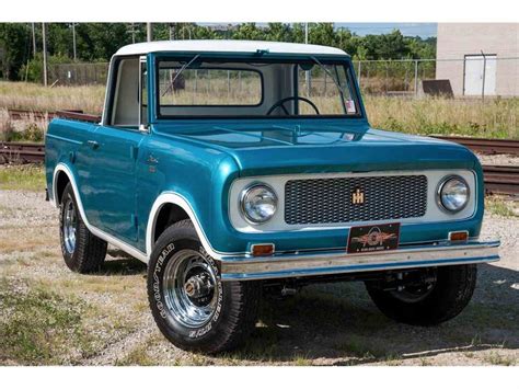 Ih scout for sale - 1971 International Harvester Scout. $42,000. 1971. 9,000 Miles. This 1971 International Harvester Scout 800B is a modified example that is powered by a 3.9-liter Cummins 4BT turbodiesel inline-four paired... View car. 7 days ago. new. See photo. 
